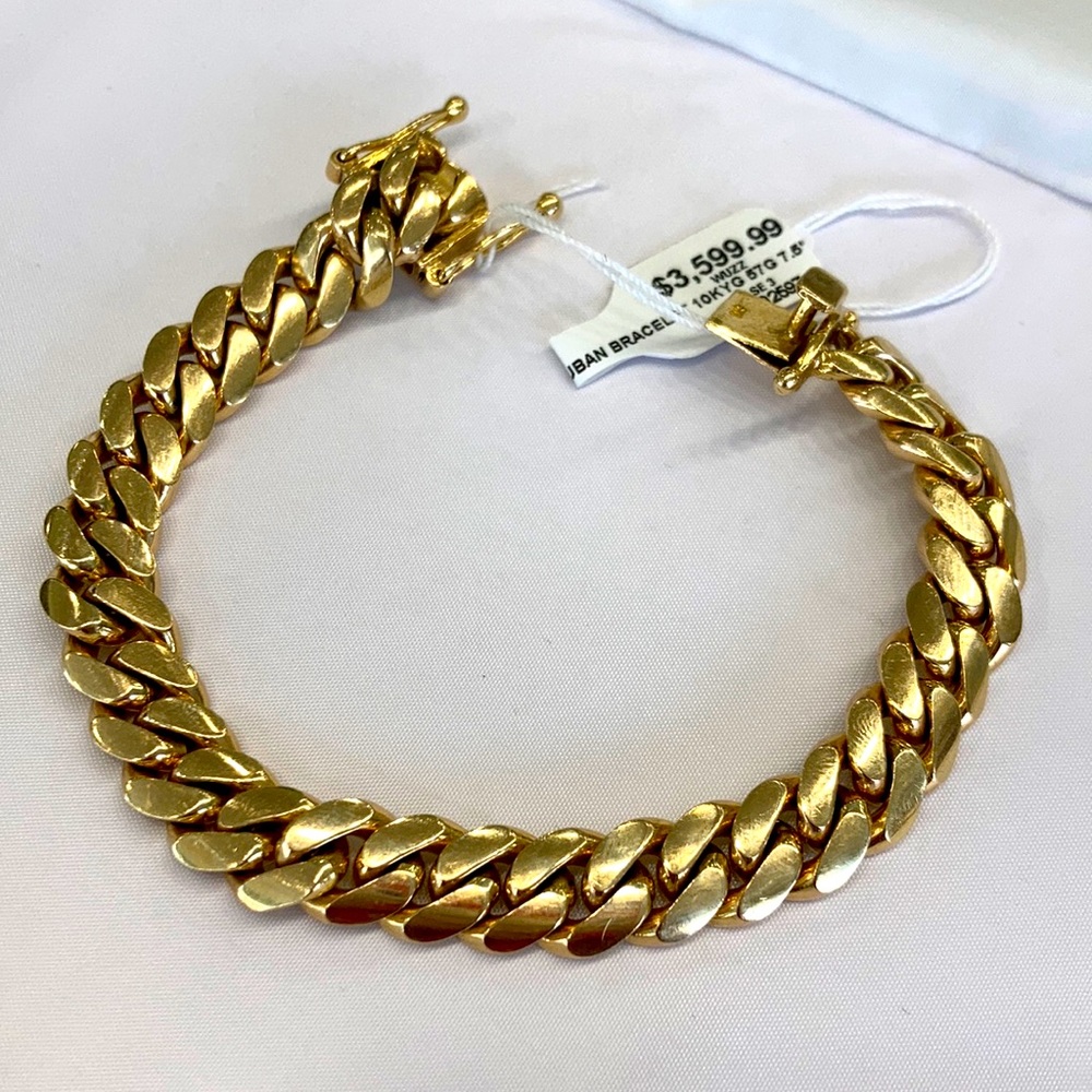 57g of 10k Cuban Link Bracelet